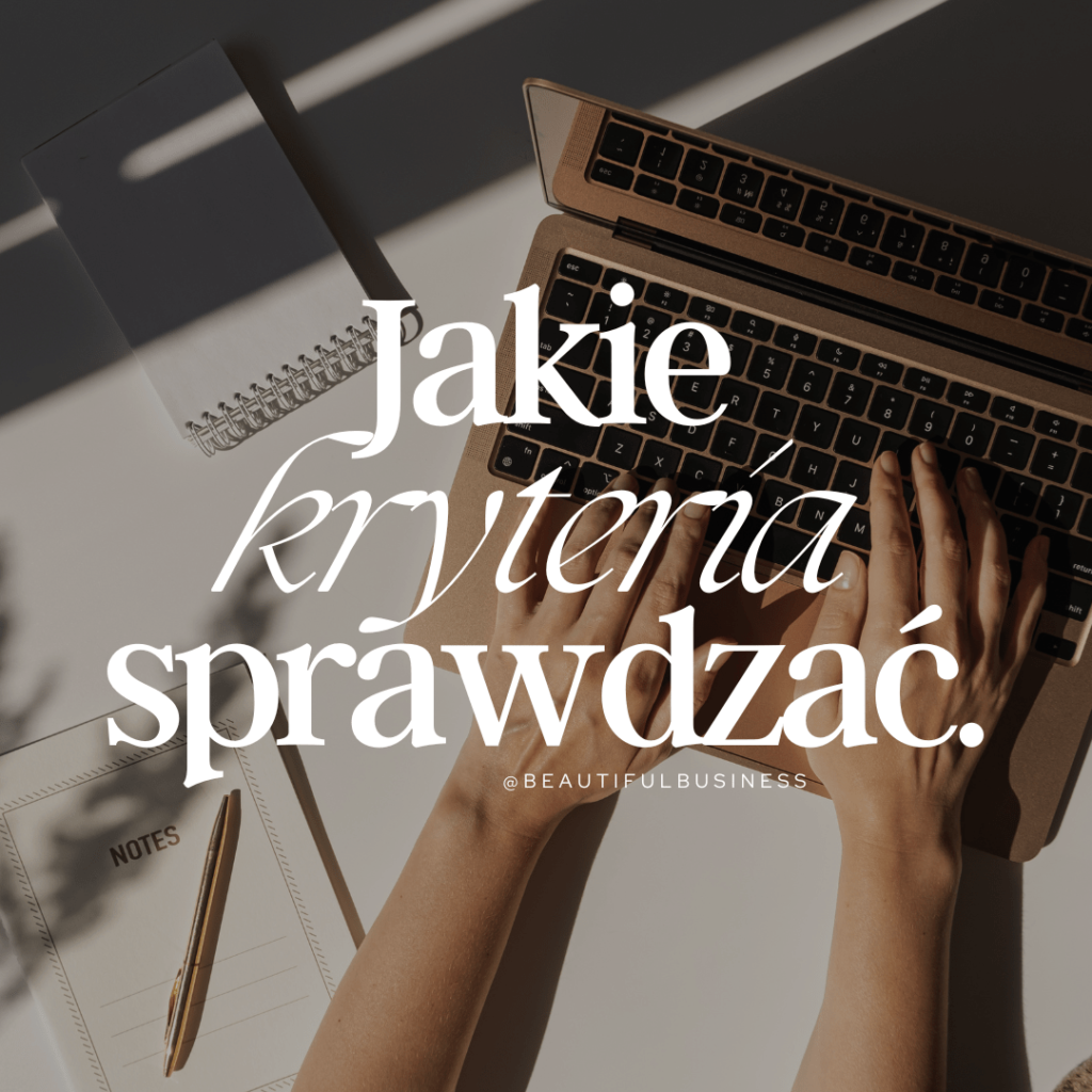 Jakie Kryteria Sprawdzać